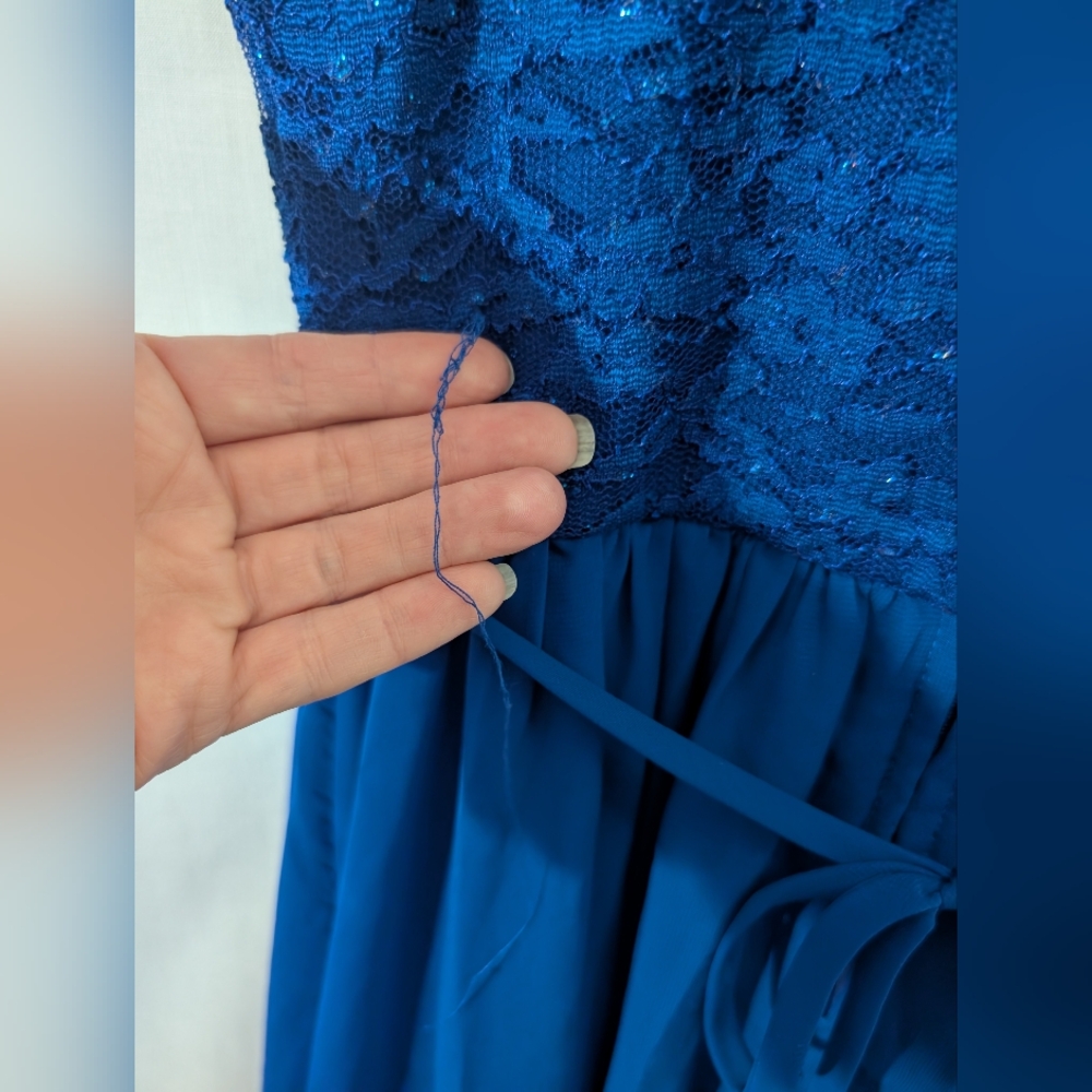 Speechless Girls Royal Blue Cocktail Party Dress, Size 12 - Picture 11 of 14